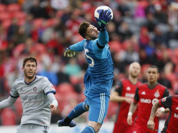 Alex Bono put in a Man of the Match performance for the hosts | Source: torontofc.ca