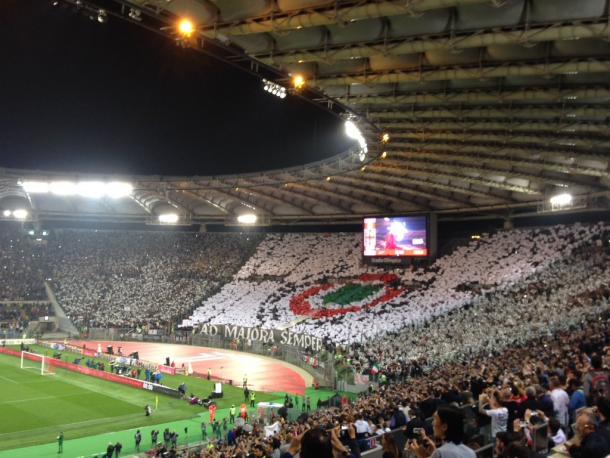 Coreografía de los 'tifosi' de la Juventus. / Foto: juventus.com