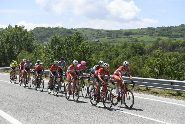 Escapada de la novena etapa del Giro de Italia 2018 | Foto: Giro de Itala