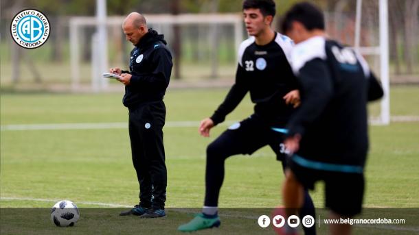 Darío Cavallo, al mando. Foto: Belgrano oficial.