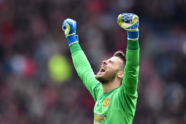 David de Gea's musical taste turns off some of the dressing room according to Ashley Young | Photo: AFP via Getty Images