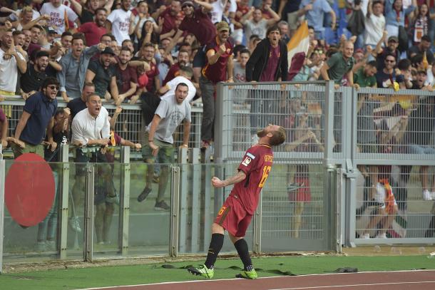 De Rossi celebra su importante gol | Foto: Roma