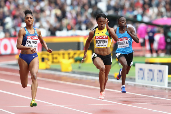 Stevens in action at the World Athletics Championships in 2017 (Image: Alexander Hassenstein)