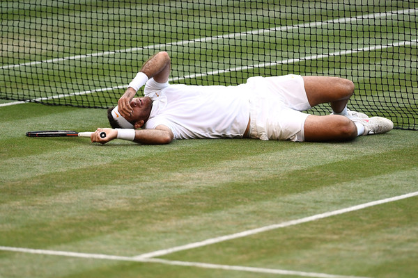 The injury bug bit Juan Martin del Potro again this week in Toronto. Photo: Clive Mason/Getty Images