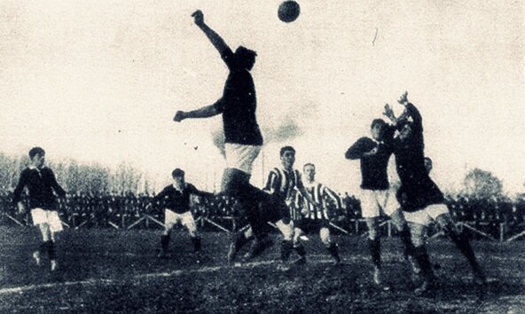 First Turin derby. Photo: Storie di Calcio
