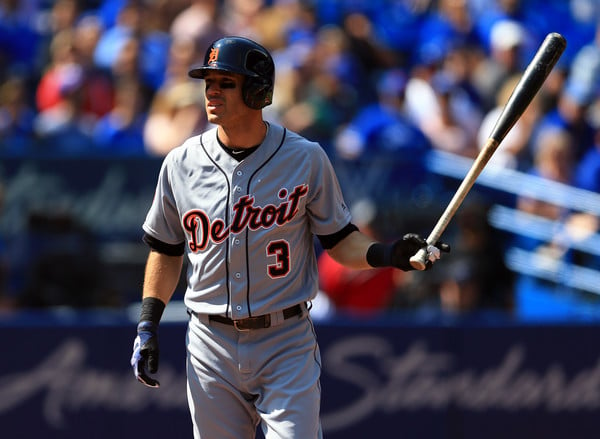 Ian Kinsler hit a two-run home run in the top of the fifth to cut the Blue Jays’ lead to one before it all went downhill for the Tigers. | Photo courtesy of Getty Images