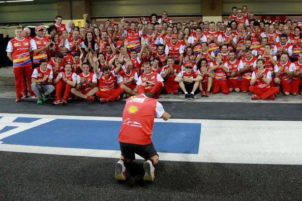 Alonso en su última carrera con Ferrari | Foto: Ferrari