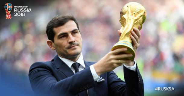 Iker Casillas, presente en la ceremonia inaugural | @fifaworldcup_es