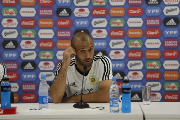 El 'Jefecito' en conferencia de prensa | Foto: @Argentina
