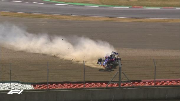 Accidente de Hartley | Foto: @F1