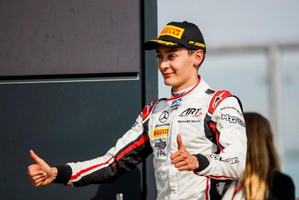 George Russell se va de Silverstone con dos segundos puestos | Foto: @ARTGP