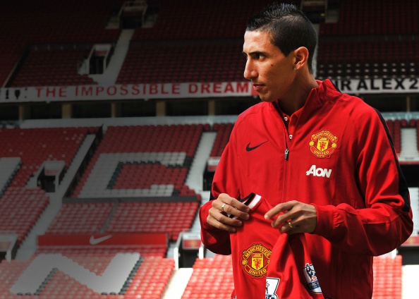 Di Maria signs for Manchester United back in summer 2014 | Photo: Steve Parkin/AFP