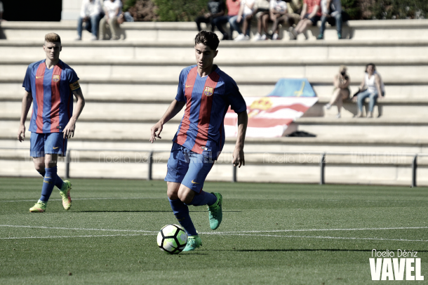 Collado contra el Sporting en el partido de ida de los octavos de final de la Copa del Rey 2016/17 | Foto de Noelia Déniz, VAVEL