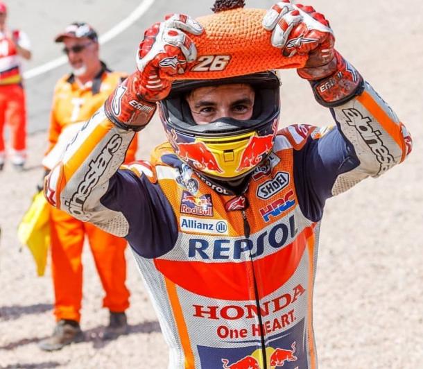 Marc Márquez homenajea a Pedrosa, quien ha anunciado su retirada / Foto: MotoGP