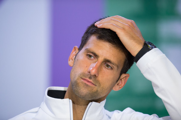 Djokovic struggled mightily with injury in 2017, calling it a season after Wimbledon. Photo: Joe Toth/AELTC/Getty Images