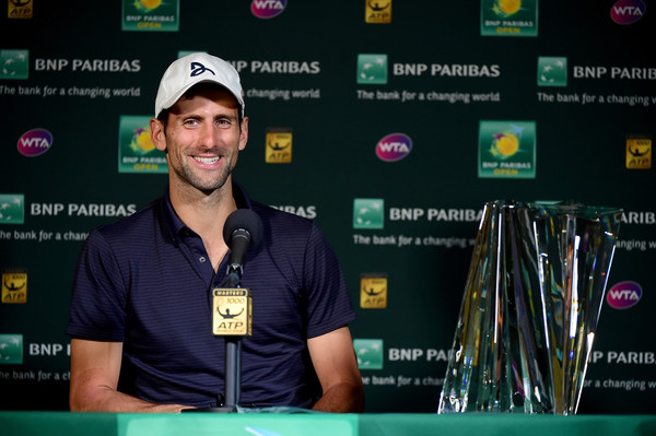 Novak Djokovic made his comments after winning the BNP Paribas Open. Photo: Harry How/Getty Images