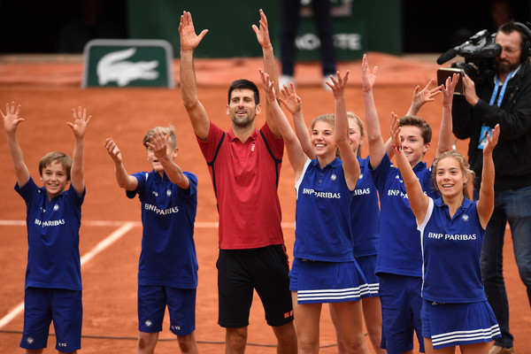 Djokovic celebra una victoria. Foto: zimbio