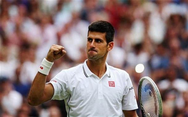 Djokovic en Wimbledon. Foto: wimbledon.com