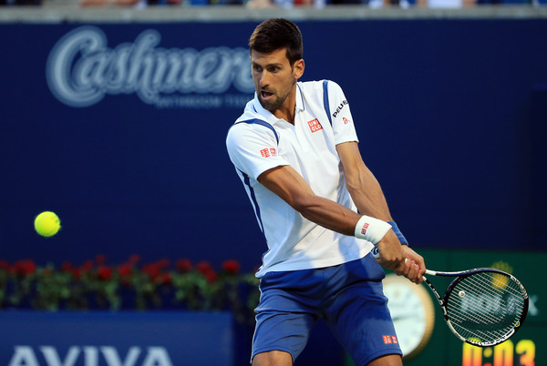 Novak Djokovic en Toronto. Foto: zimbio