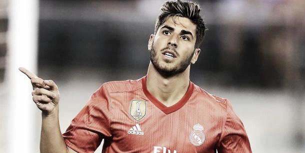 Marco Asensio, uno de los mejores del primer tiempo | Foto: Real Madrid C.F.