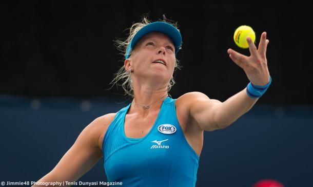 Kiki Bertens' serves were firing in the opening set today | Photo: Jimmie48 Tennis Photography