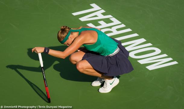 Petra Kvitova was struggling with her game today | Photo: Jimmie48 Tennis Photography