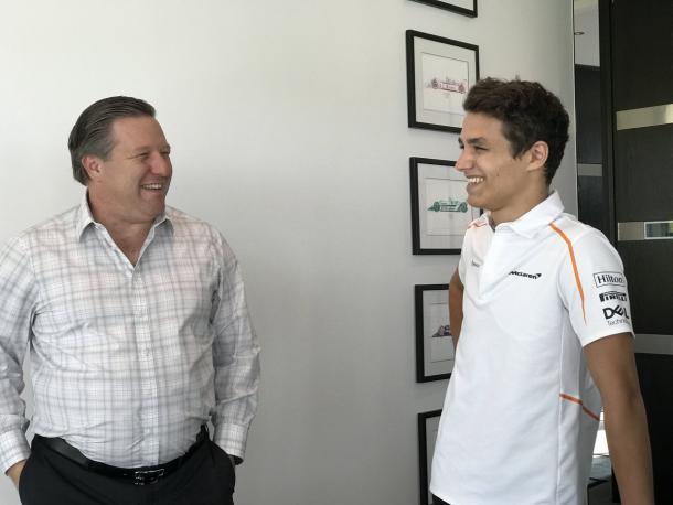 Norris fue confirmado como piloto titular de McLaren para 2019 | Foto @McLarenF1