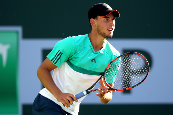 Thiem in Indian Wells. Photo: Matthew Stockman/Getty Images