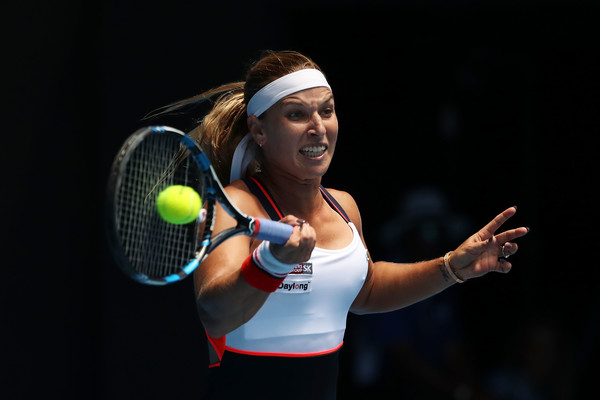 Dominika Cibukova put in a disappointing performance at the Australian Open, falling in the third-round | Photo: Scott Barbour/Getty Images AsiaPac