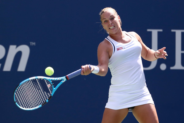 Dominika Cibulkova was unable to play aggressively today | Photo: Al Bello/Getty Images North America