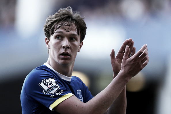 Kieran Dowell in action against Norwich City. Photo: Chris Brunskill/Getty Images