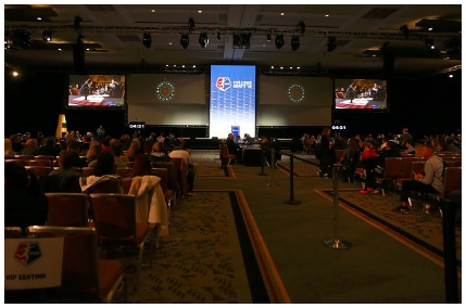 15 January 2016: The 2016 NWSL College Draft was held at The Baltimore Convention Center in Baltimore, Maryland as part of the annual NSCAA Convention. (Photograph by Andy Mead/YCJ/Icon Sportswire) (Photo by Andy Mead/YCJ/Icon Sportswire/Corbis via Getty Images)