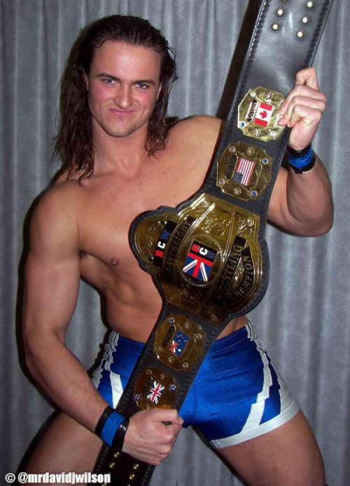 Drew Galloway in his British Championship Wrestling days (image: David Wilson)