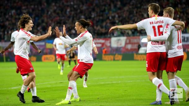 (RB Leipzig 3-0 B. Leverkusen | Foto: @Bundesliga_DE)