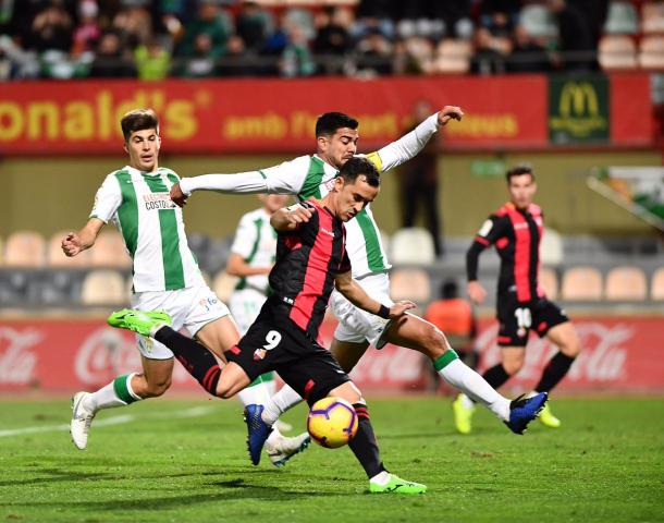 Linares en la acción del 1-1 | Fuente: CF Reus