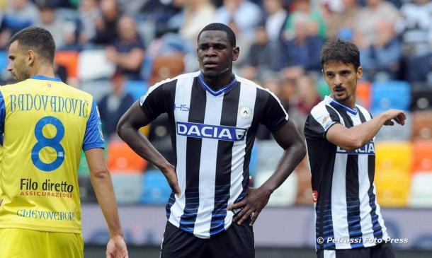 Duvàn Zapata, obiettivo per l'attacco. Fonte: www.facebook.com/UdineseCalcio1896