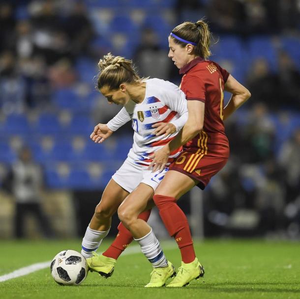 Spain dominated proceedings in the first half | Source: ussoccer.com