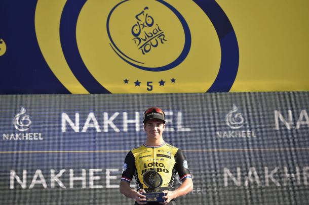 Una victoria de etapa en el Dubai Tour abrió la temporada | Foto: Dubai Tour