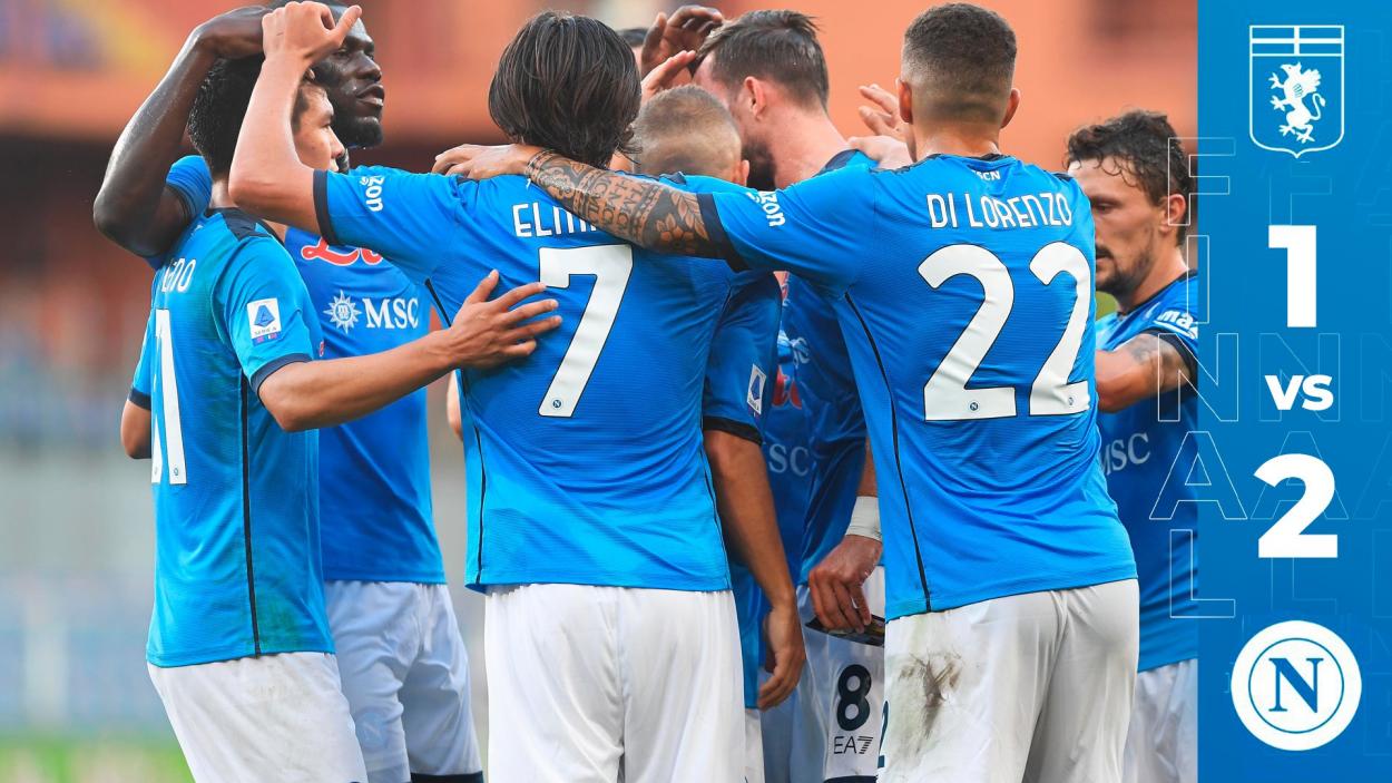 Napoli and Genoa Draw