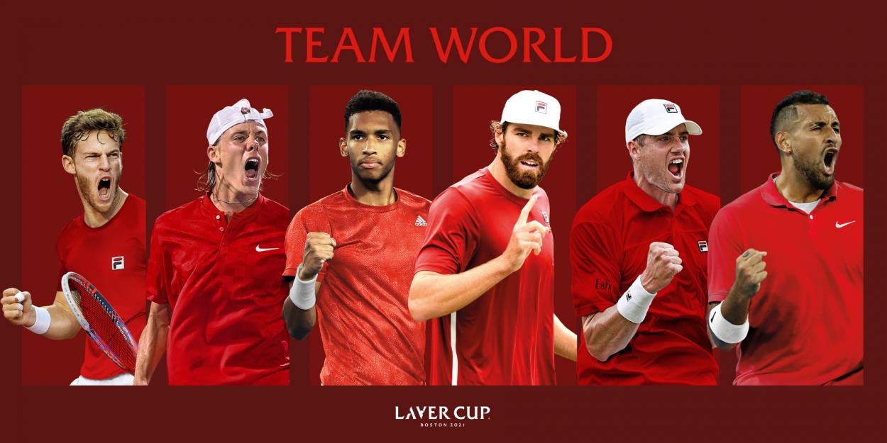 Team World looks to capture their first win (Laver Cup Twiter)