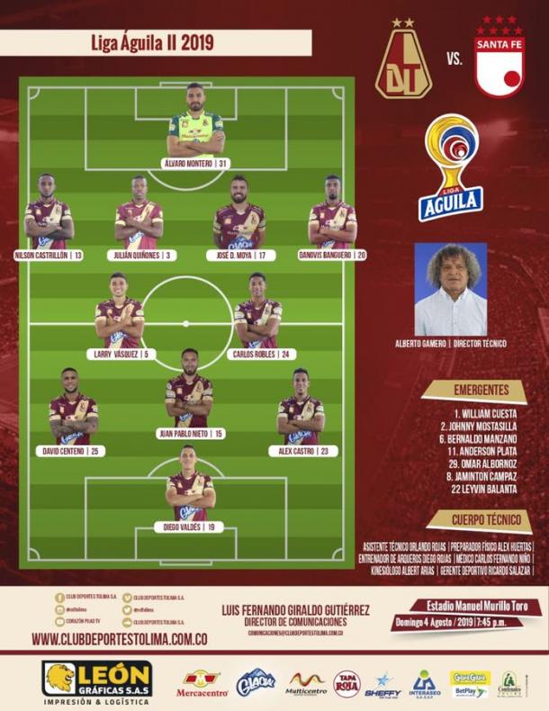 Foto: Deportes Tolima