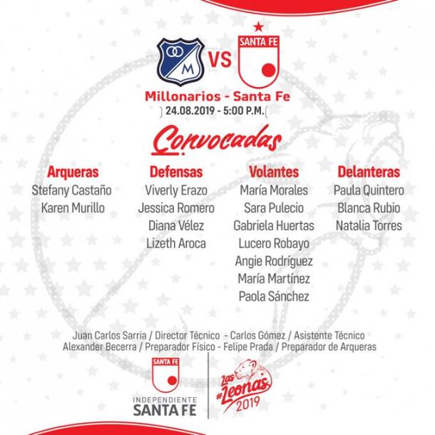 Foto: Independiente Santa Fe