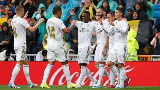 Los jugadores del Real Madrid celebran un gol / Foto: Real Madrid