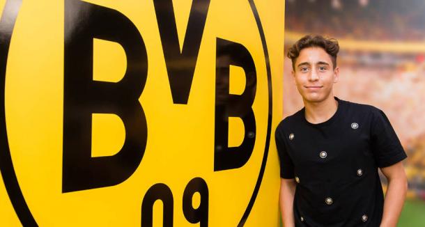 Mor was over the moon to join Borussia Dortmund. | Image source: BVB.de