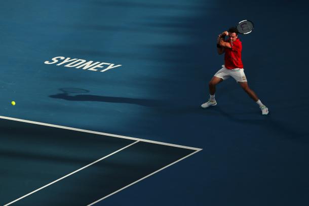 Roberto Bautista bajo la tarde de Sydney | Foto: ATP Cup