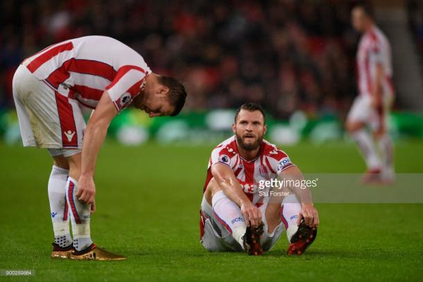 Erik Pieters (L) could be a doubt due to an injury sustained against Newcastle United. Source | Getty Images.