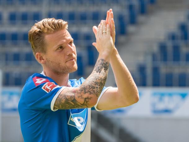 Polanski applauds the TSG faithful. | Image credit: TSG 1899 Hoffenheim