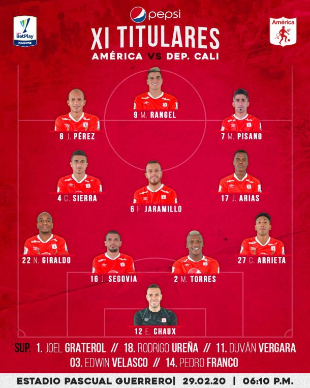 Foto: Twitter América de Cali (@AmericadeCali)