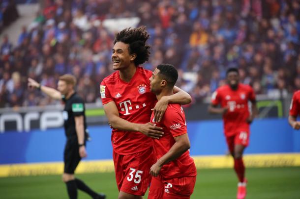 Zirkzee celebrando el gol que ha anotado | Fuente: Bayern de Múnich