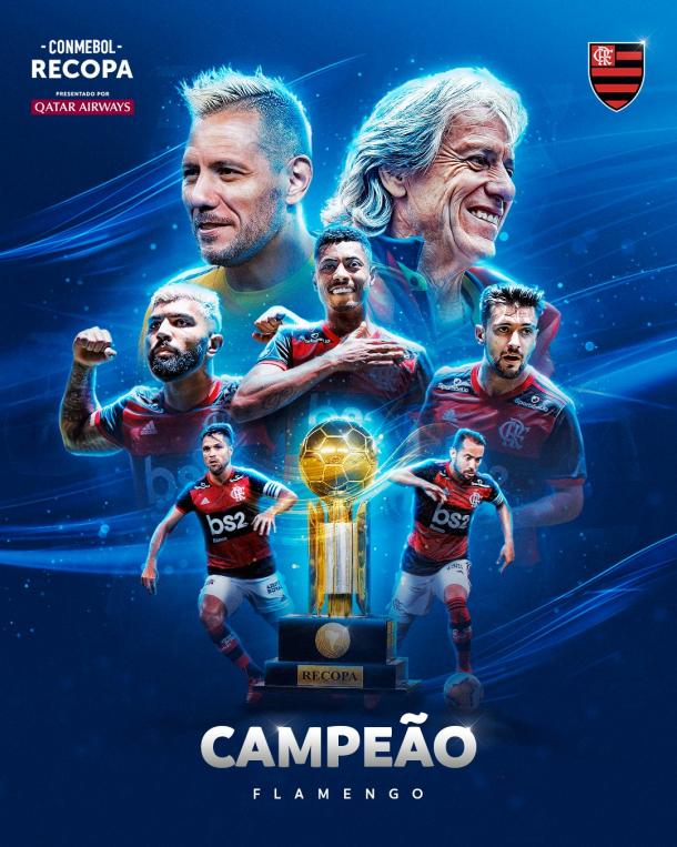 Foto: Twitter Recopa Sudamericana (@RecopaConmebol)